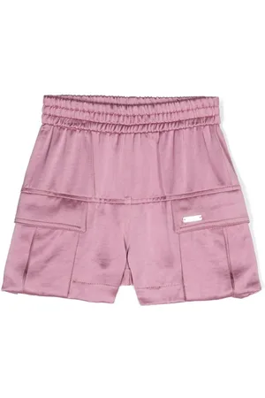 MONNALISA Satin-Shorts mit geradem Bein