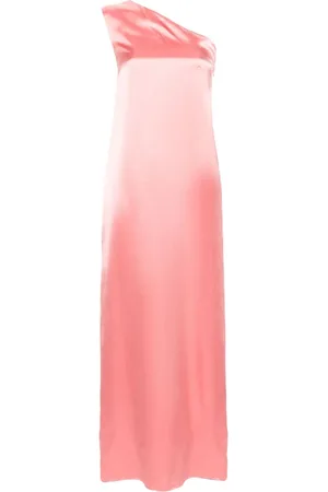 Lanvin Maxikleid aus Satin mit Schleife