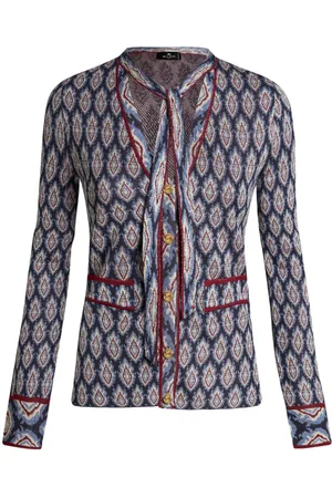 Etro Jacquard-Cardigan mit Schleife