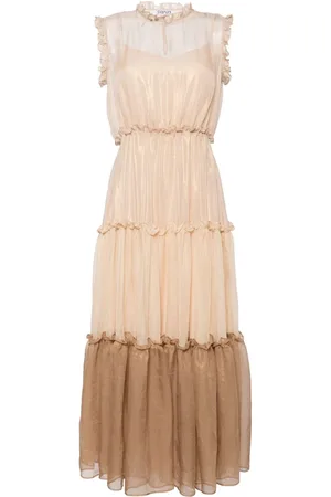 Baruni Davina Midikleid mit Rüschen