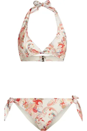 Etro Neckholder-Bikini mit Paisley-Print