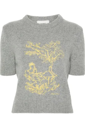 COPERNI Cropped-Pullover mit Logo-Stickerei