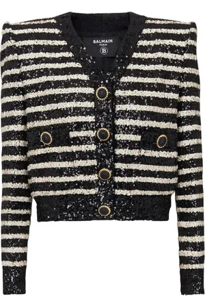 Balmain Jacke mit Pailletten