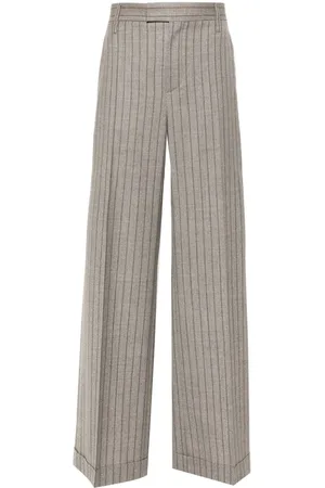 Brunello Cucinelli Halbhohe Hose mit Streifen