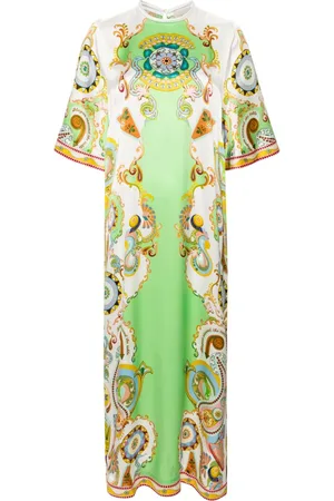ALÉMAIS Midikleid mit grafischem Print