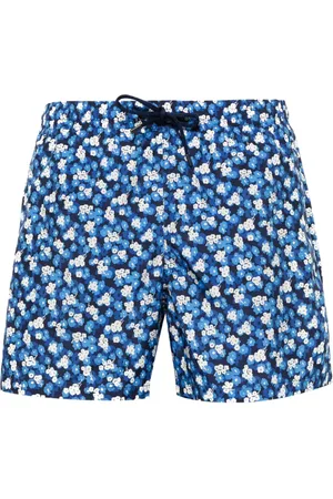 CANALI Badeshorts mit Blumen-Print