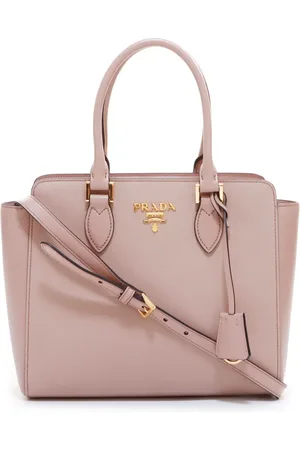 Prada Lederhandtasche mit Logo