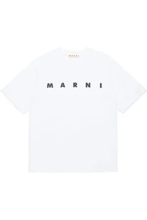 Marni T-Shirt mit Logo-Print