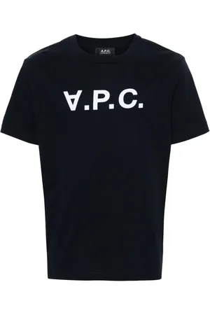 A.P.C. T-Shirt mit beflocktem Logo