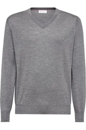 Brunello Cucinelli Pullover mit V-Ausschnitt