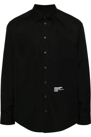 Dsquared2 Popeline-Hemd mit Print
