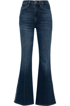 Frame Hoch sitzende Schlagjeans