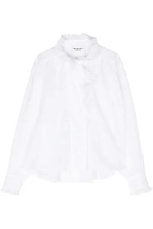 Marant Etoile Pamiala Bluse mit Rüschenbesatz