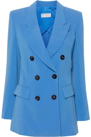 ALBERTO BIANI Doppelreihiger Blazer aus Krepp
