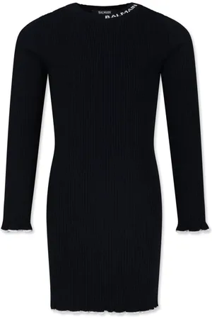 Balmain Kleid aus geripptem Strick