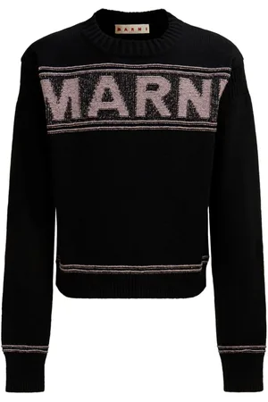 Marni Pullover mit Intarsien-Logo