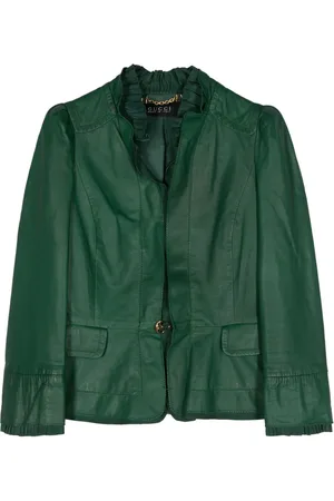 Gucci 2000s Cropped-Jacke aus Leder