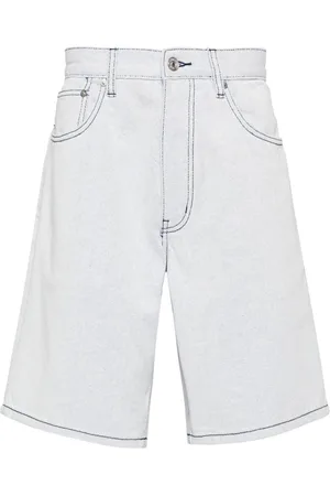 Chocoolate Jeans-Shorts mit weitem Bein