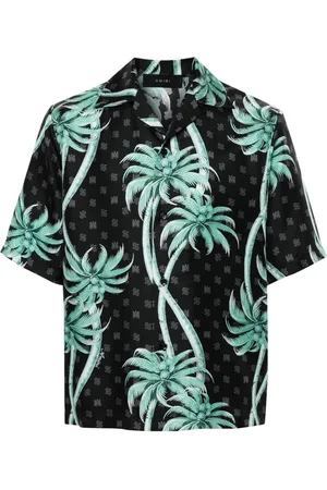 AMIRI Seidenhemd mit Palmen-Print