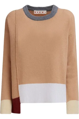 Marni Kaschmirpullover in Colour-Block-Optik