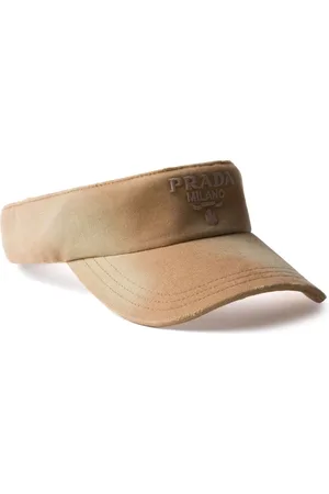 Prada Sonnenblende mit Logo-Stickerei