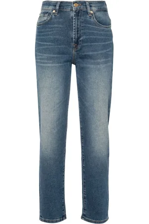 7 for all Mankind Hoch sitzende Malia Tapered-Jeans