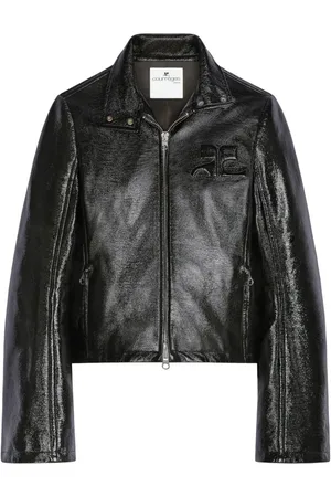 Courrèges Jacke mit Logo-Prägung