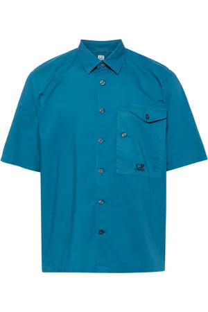C.P. Company Hemd mit Logo-Stickerei