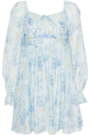 B+AB Minikleid mit Blumen-Print