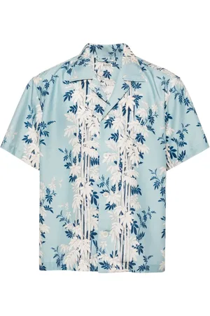BODE Bamboo Forest Hemd mit Blatt-Print