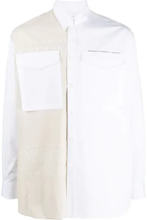 Givenchy Zweifarbiges Hemd mit Print
