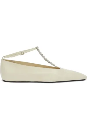 Jil Sander Ballerinas mit Kristallen