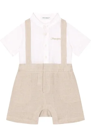 Dolce & Gabbana Kurzer Strampler im Layering-Look