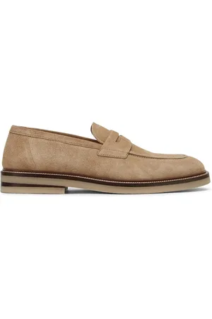 Brunello Cucinelli Penny-Loafer aus Wildleder