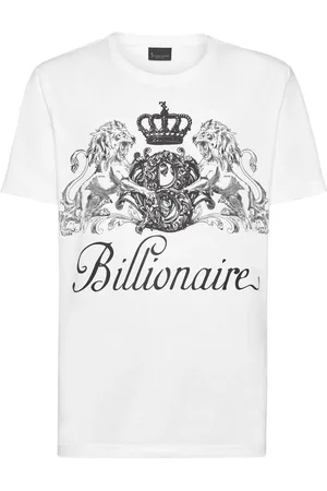 BILLIONAIRE T-Shirt mit Logo-Print