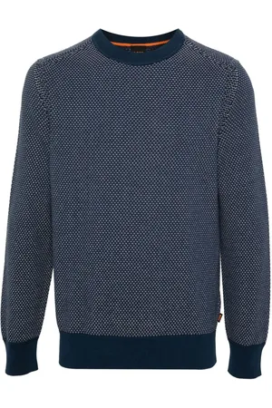 HUGO BOSS Strukturierter Pullover
