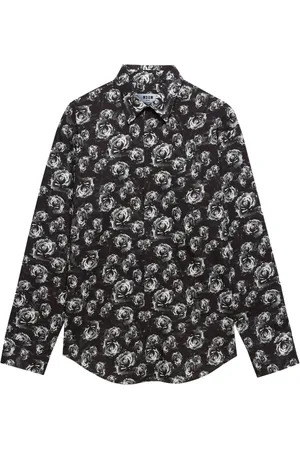 Msgm Hemd mit Rosen-Print