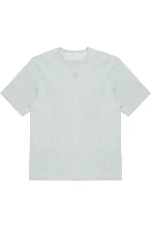 Marine Serre T-Shirt mit Crescent Moon-Applikation