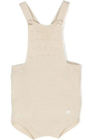 PATACHOU Gestrickter Strampler mit gekreuzten Trägern