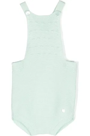 PATACHOU Gestrickter Strampler mit gekreuzten Trägern