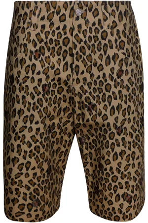 Bluemarble Shorts mit Leoparden-Print