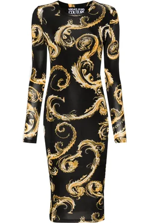 VERSACE Midikleid mit Chromo Couture-Print