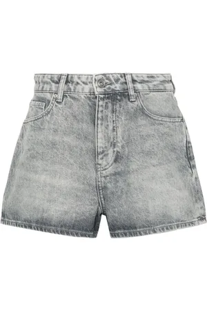 Armani Exchange Jeans-Shorts mit Logo-Patch
