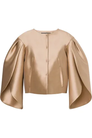 Alberta Ferretti Jacke mit Blütenärmeln