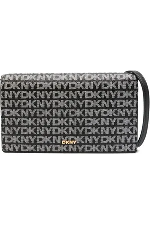 DKNY Clutch mit Logo-Print