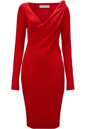 J.W.Anderson Midikleid mit V-Ausschnitt