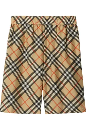 Burberry Shorts aus Seide mit Vintage-Check