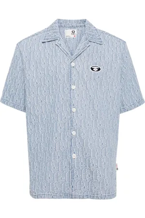 A Bathing Ape Hemd mit Jacquardmuster