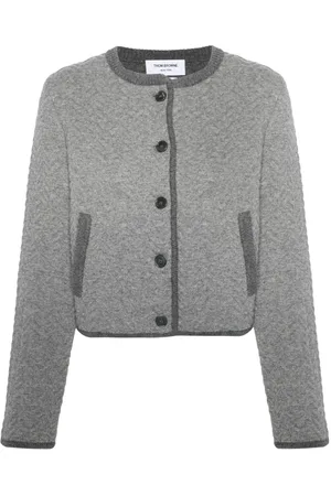 Thom Browne Cardigan mit Fischgrätenmuster