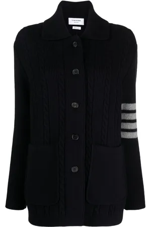 Thom Browne Fein gestrickter Cardigan